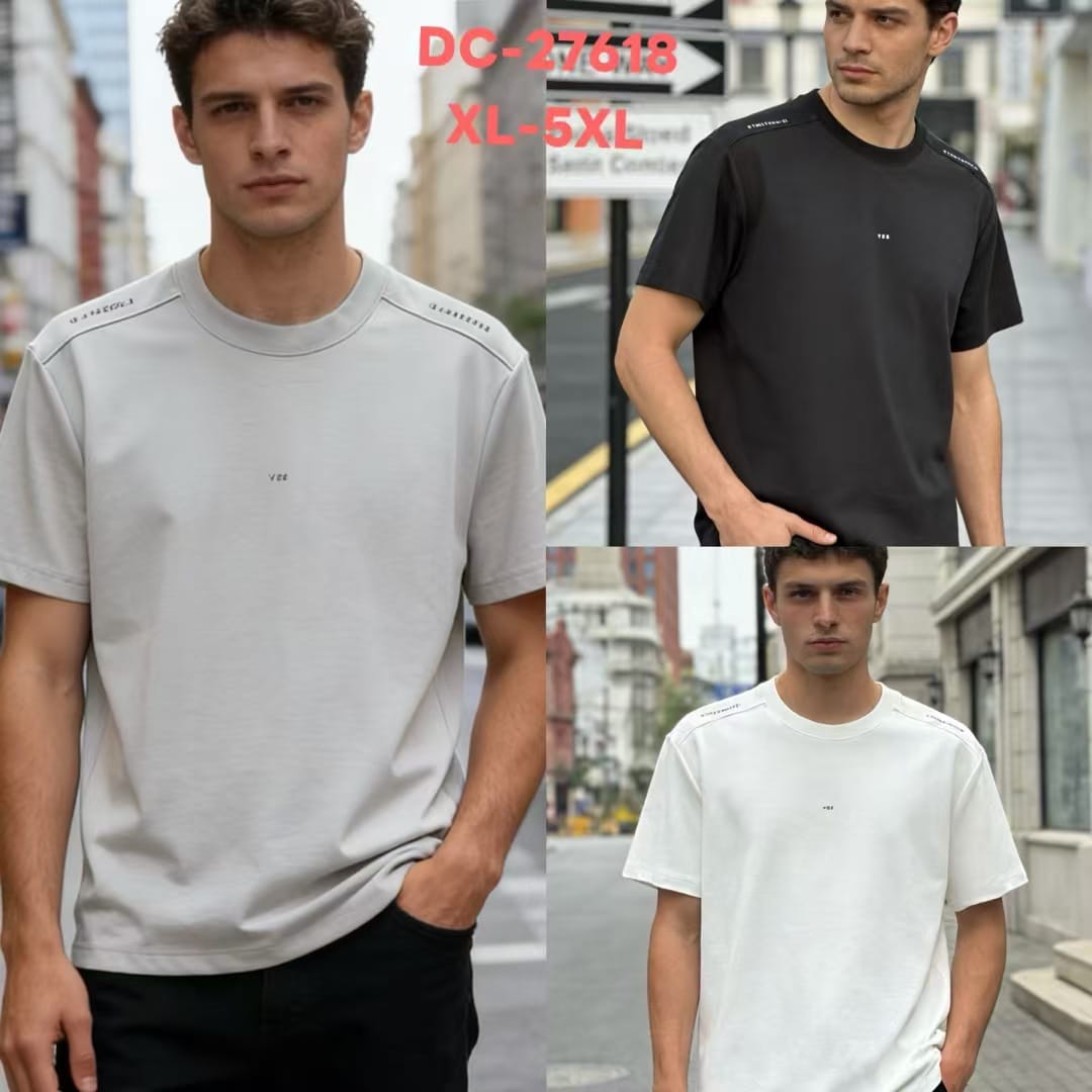 Men's Imported Premium Canvas Solid T-Shirt | 27618