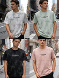 Men's Imported Premium Canvas Tie-Dye Printed T-Shirt | 27917