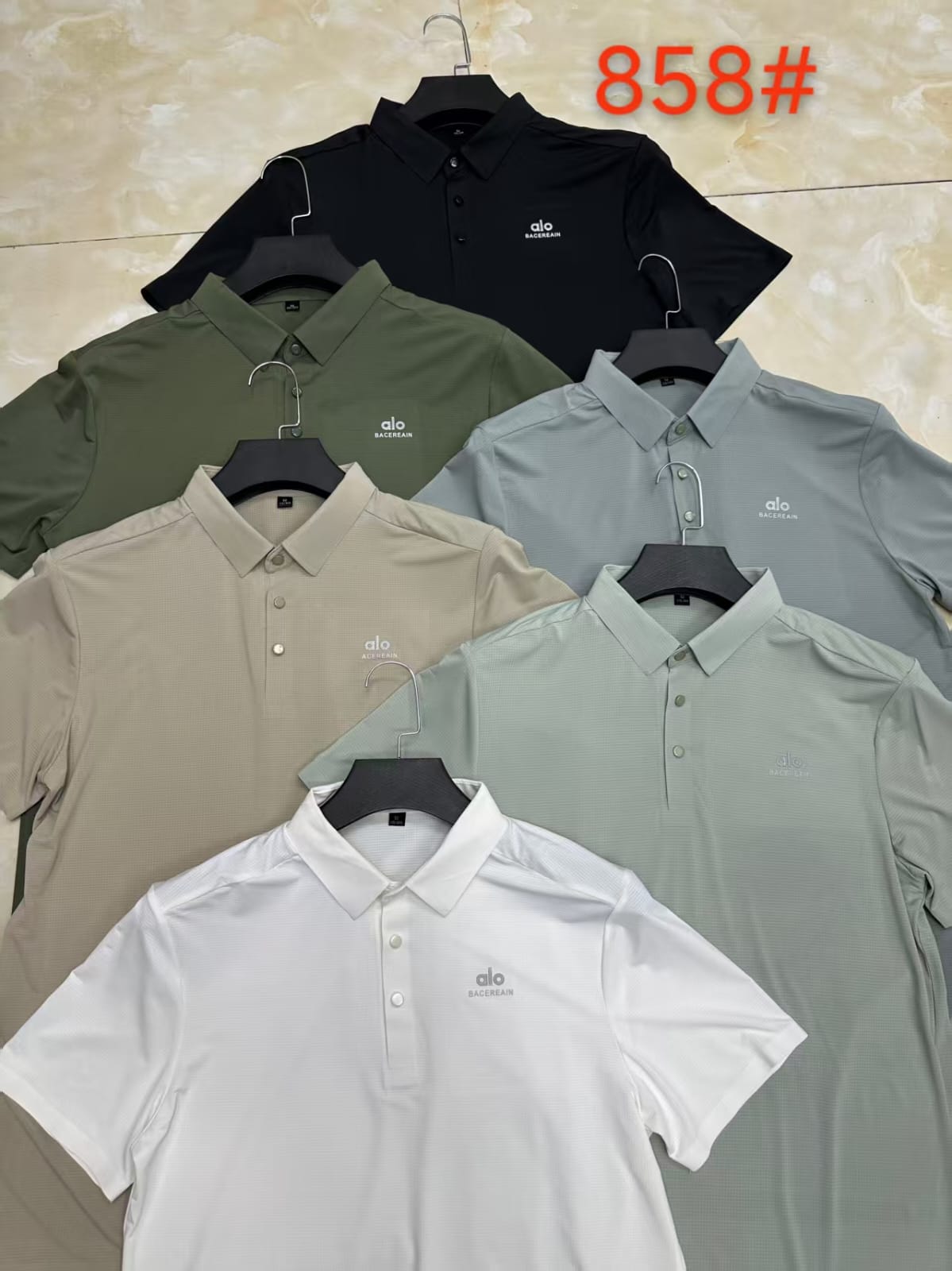 Men's Premium ALO Wordmark Sport Polo T-Shirt | 6 Colours | Style 853