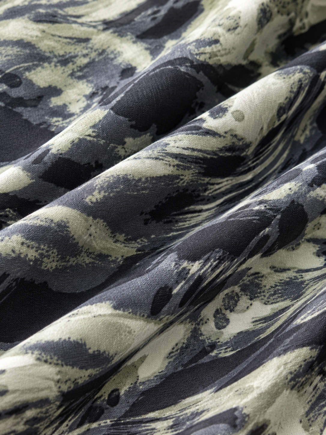 Abstract Print Collared Button-Down Shirt | Miss Kapachi