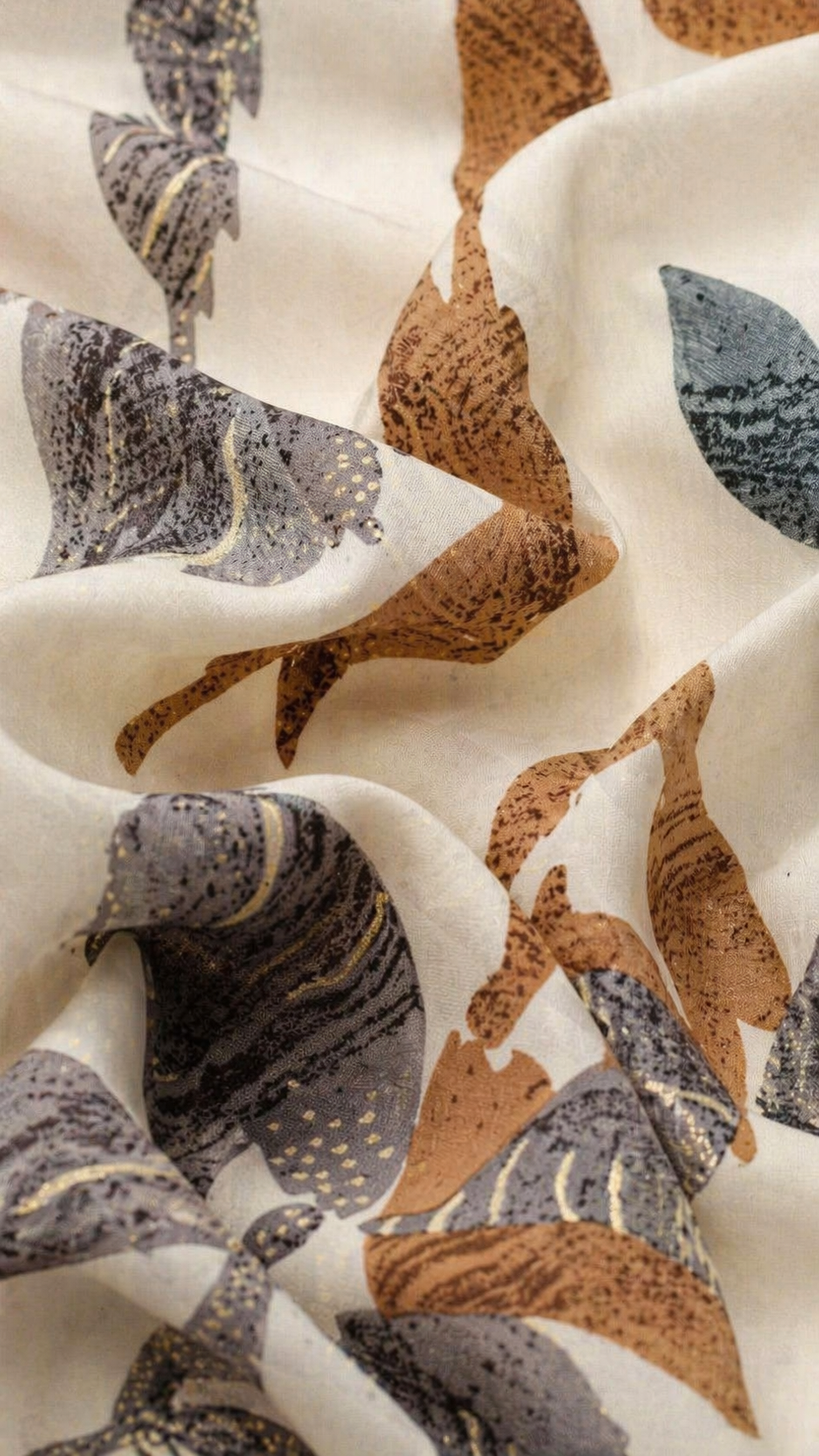Rayon Foil Leaf Print Sleeveless A-Line Dress for Women | Mix Size | Miss Kapachi