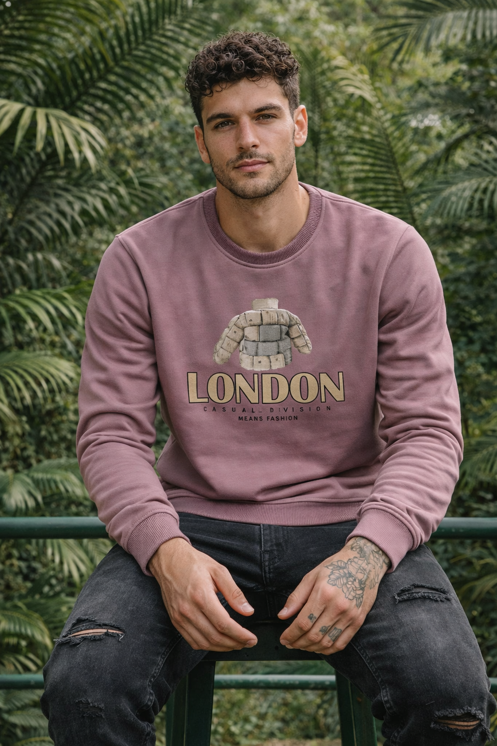 London Graphic Sweatshirt for Men | Lemon8
