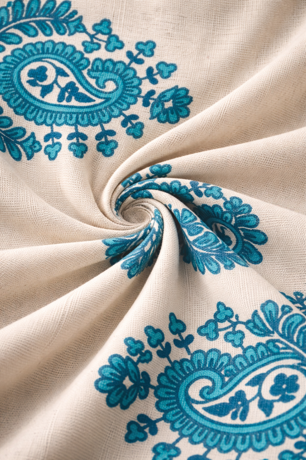 Women's Paisley Print Cotton Top | Kapachi