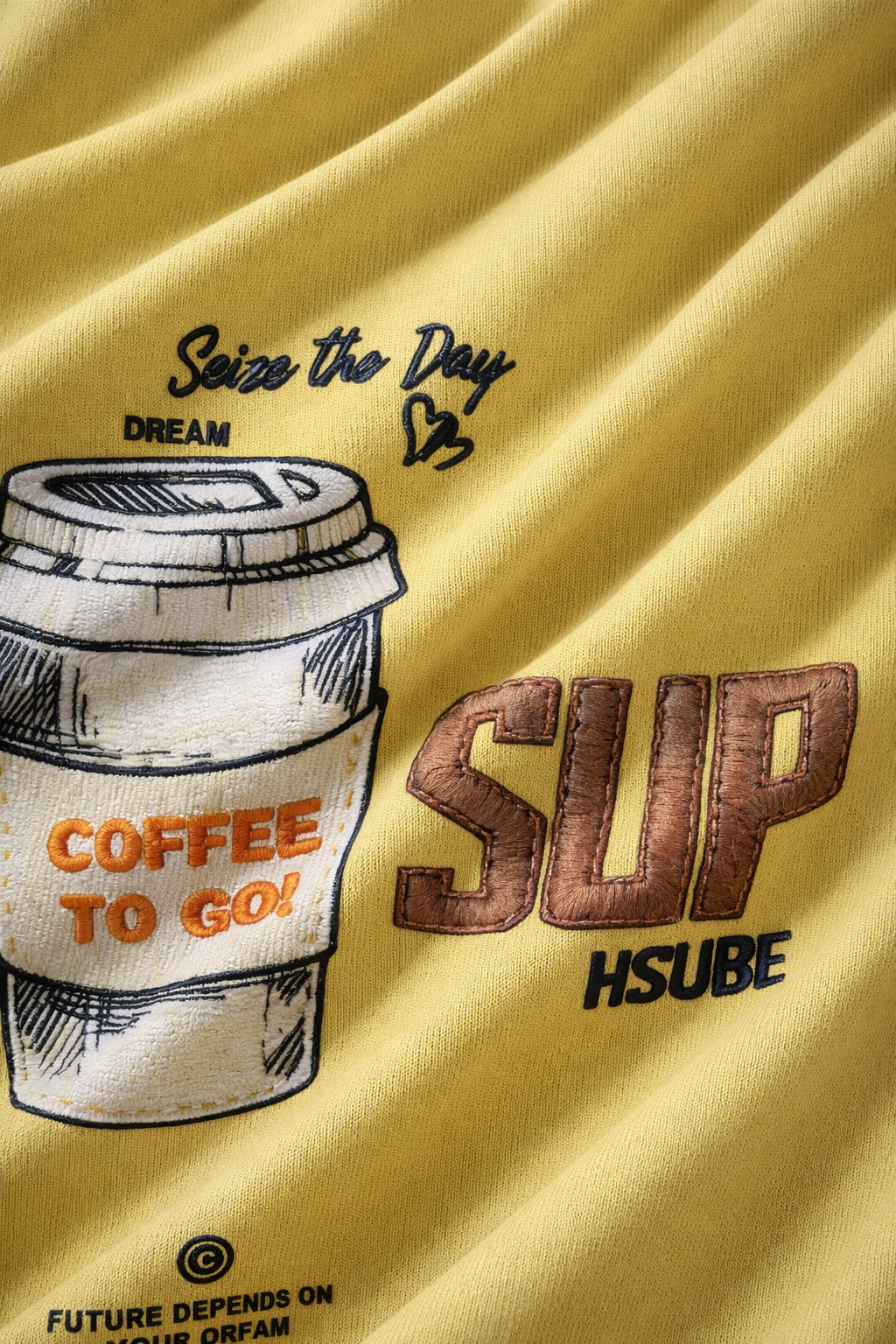 Wassup Coffee Graphic Full Sleeve T-Shirt | Lemon8