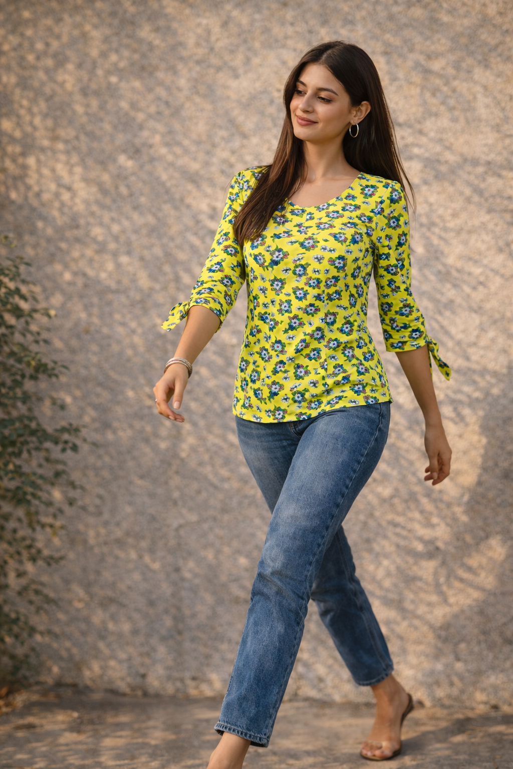 Floral Print Top | Imported Modal | Sizes L-XL-XXL | Miss Kapachi