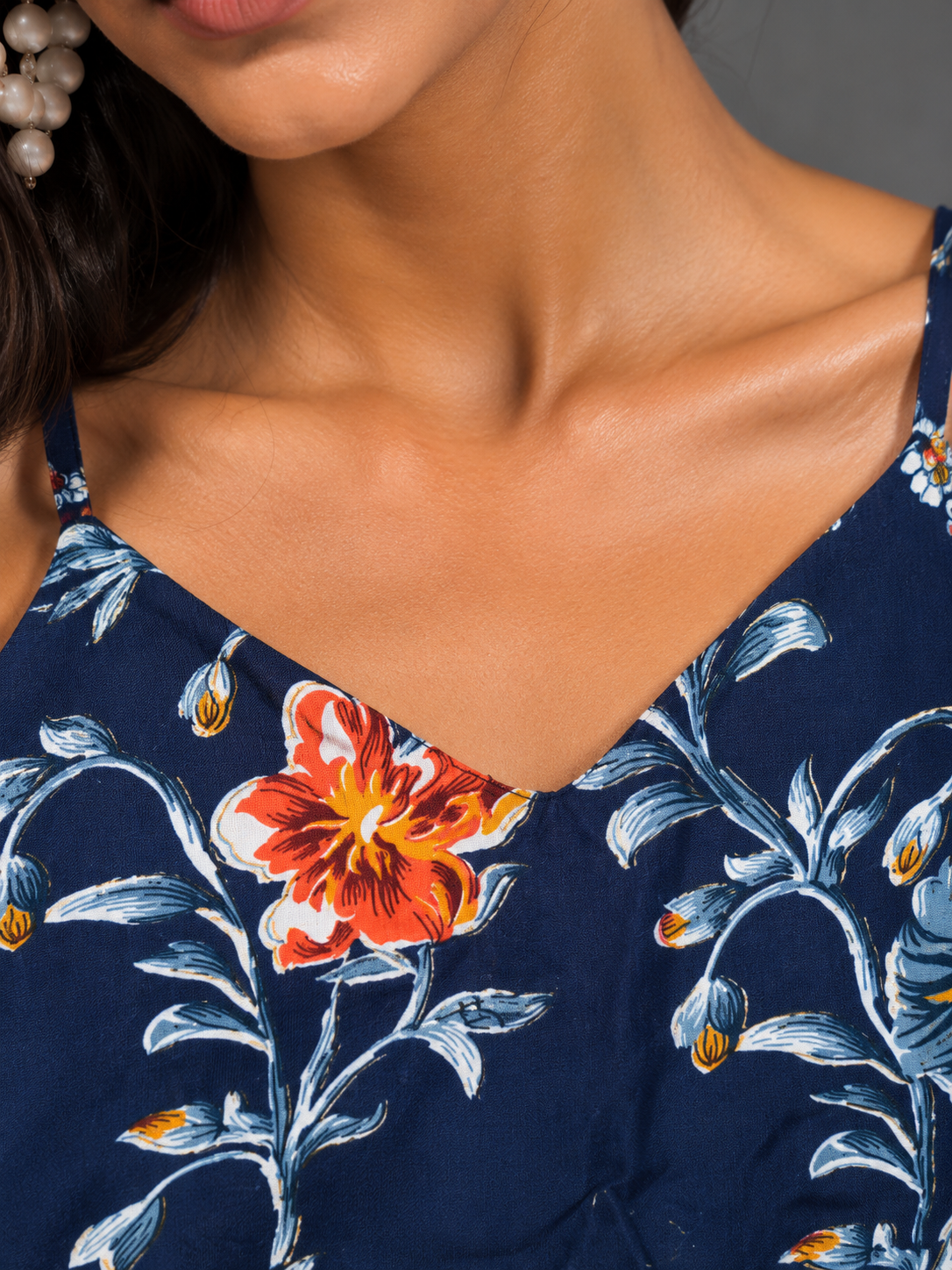 Floral Print Cami Top | Reyone Cotton | Free Size | Miss Kapachi