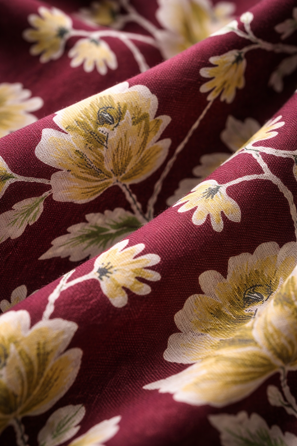 Botanical Floral Print Cotton Kurti Top | Kapachi