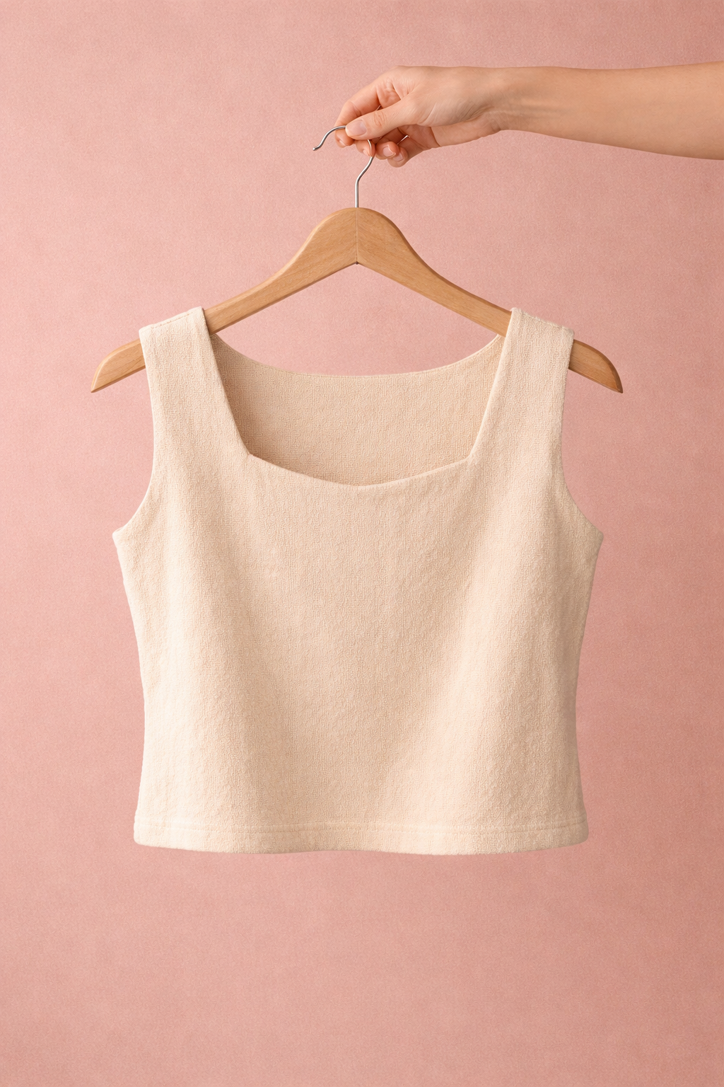 Sweetheart Crop Tank Top | Brazil Knit Spandex | Kapachi