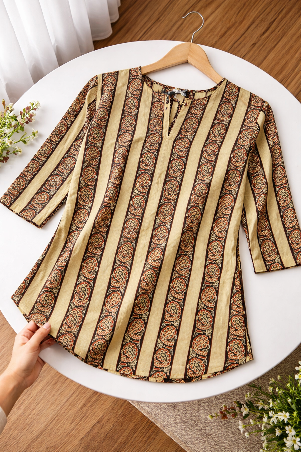 Kapachi Women's Cotton Print Short Kurti Top | L-XL-2XL | Miss Kapachi