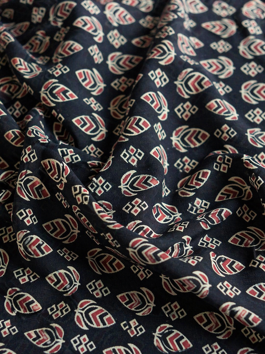 Cotton Ajrakh Block Print Top for Women | Plus Size 3XL 4XL | Zero+1