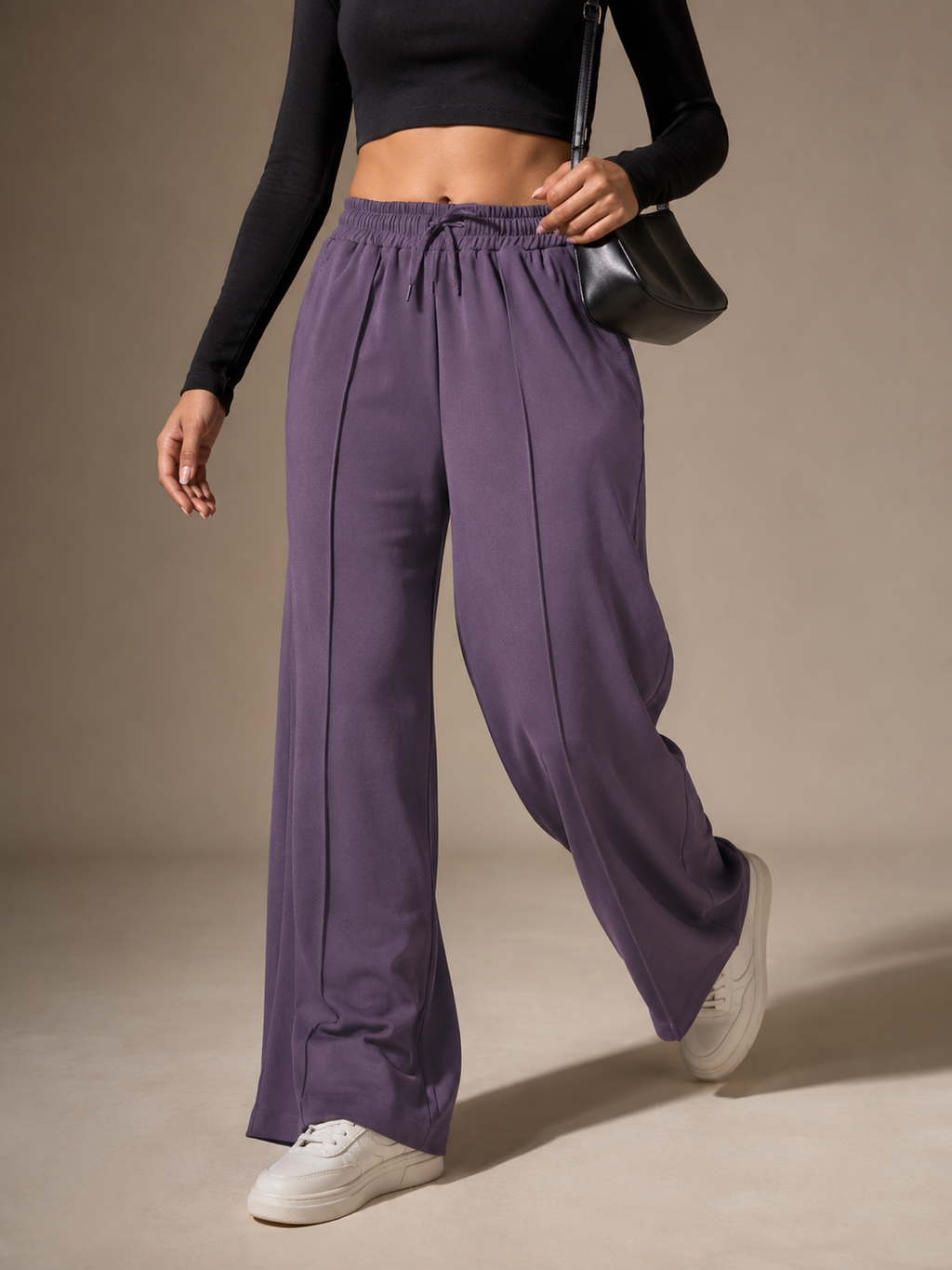 Women's Wide-Leg Palazzo Pants with Drawstring Waist | Miss Kapachi