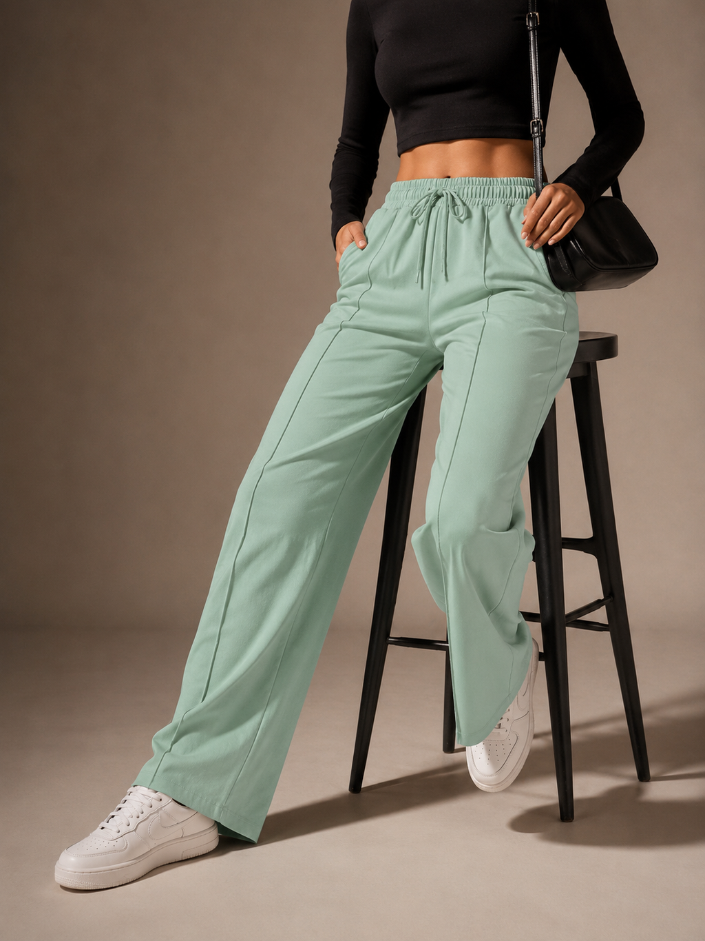 Women's Wide-Leg Palazzo Pants with Drawstring Waist | Miss Kapachi