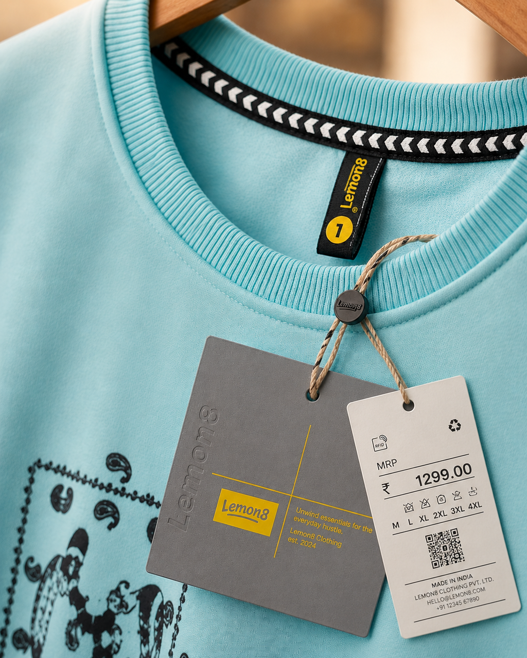 Men's Graphic Print Round Neck T-Shirt | Imported Loopnet | Lemon8