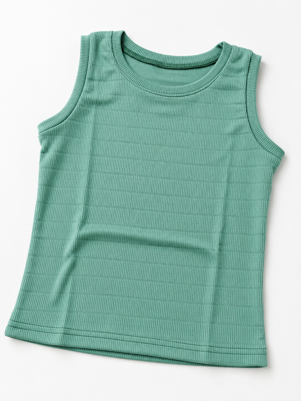 Ribbed Sleeveless Top Ribbed Knit Muscle Top | Miss Kapachi
