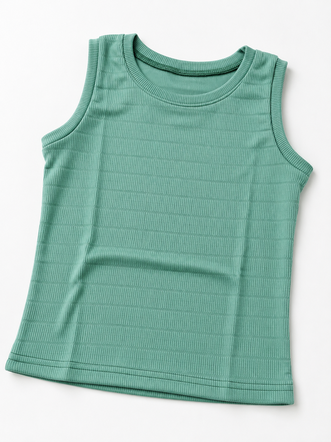 Ribbed Sleeveless Top Ribbed Knit Muscle Top | Miss Kapachi