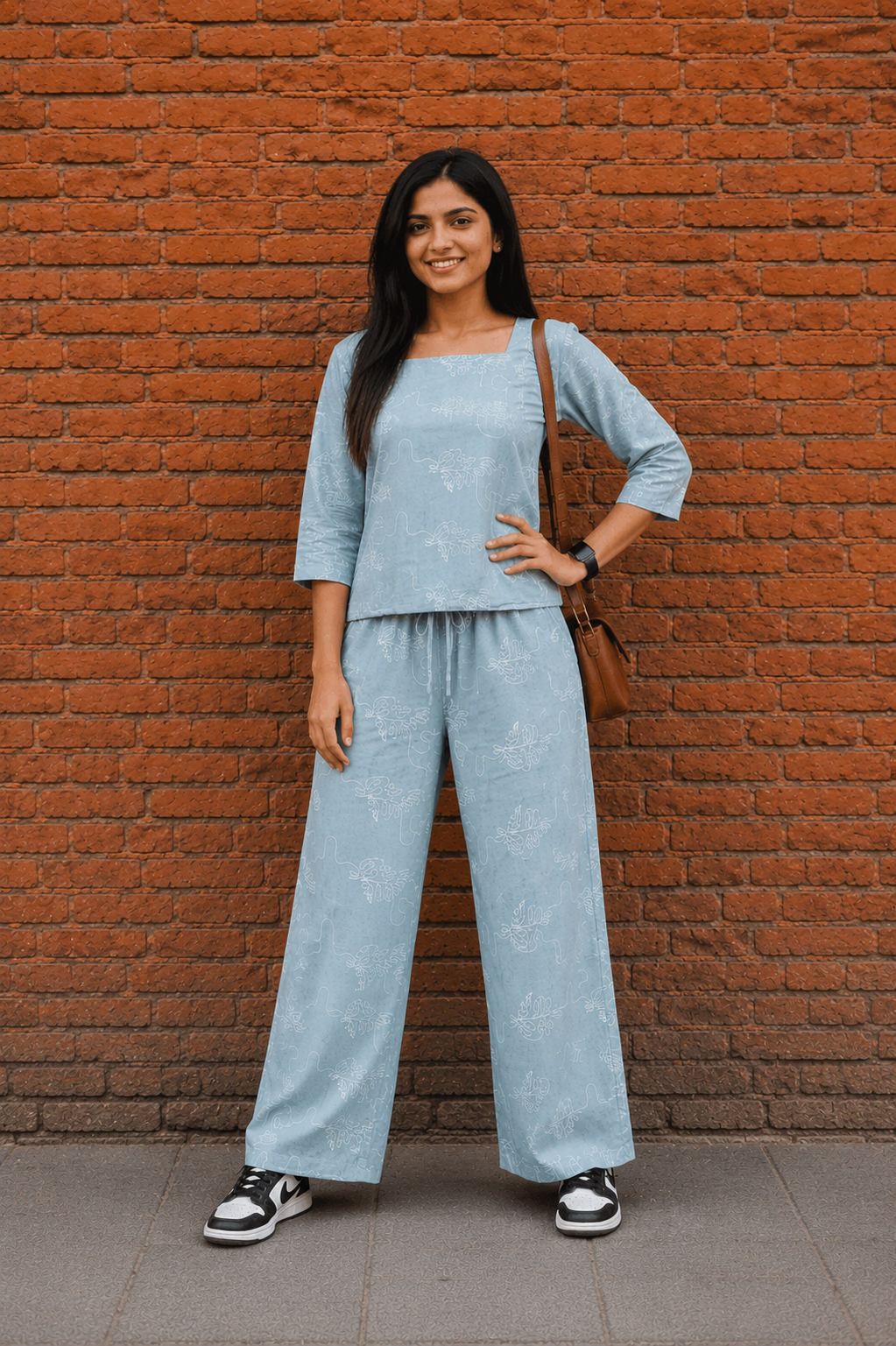 Textured Co-ord Set Mint Leaf Whisper Co-ord Set | Miss Kapachi
