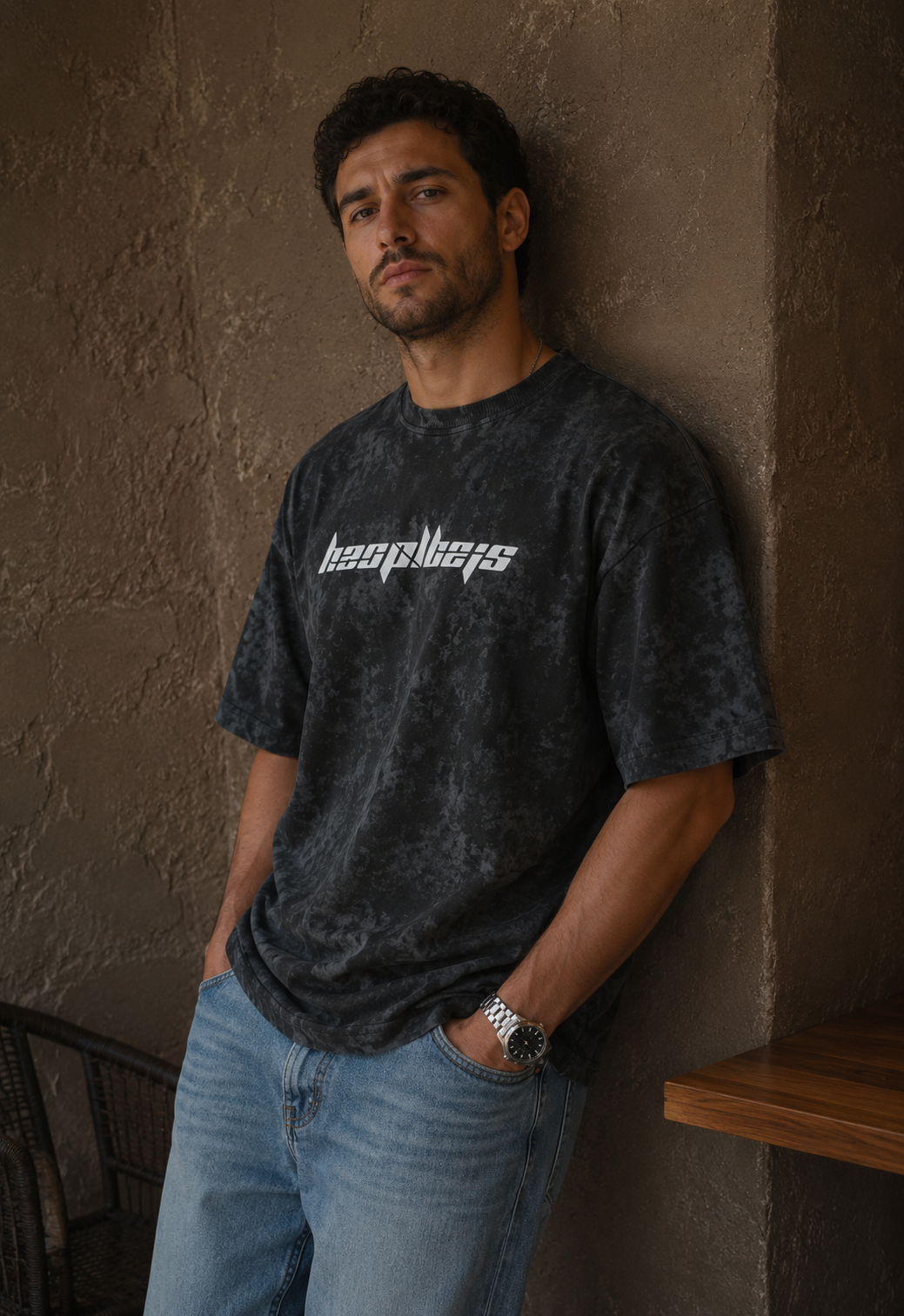 Men's Tie-Dye Graphic Print T-Shirt - Premium Cotton Casual Wear | Lemon8