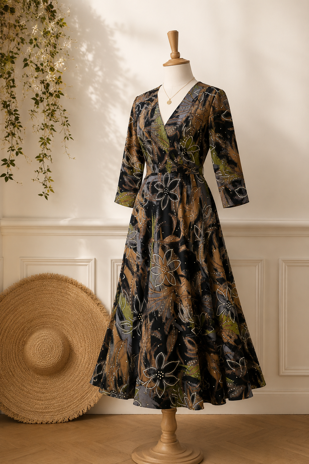 Heavy Rayon Foil Print Anarkali Maxi Dress for Women | Mix Size | Miss Kapachi