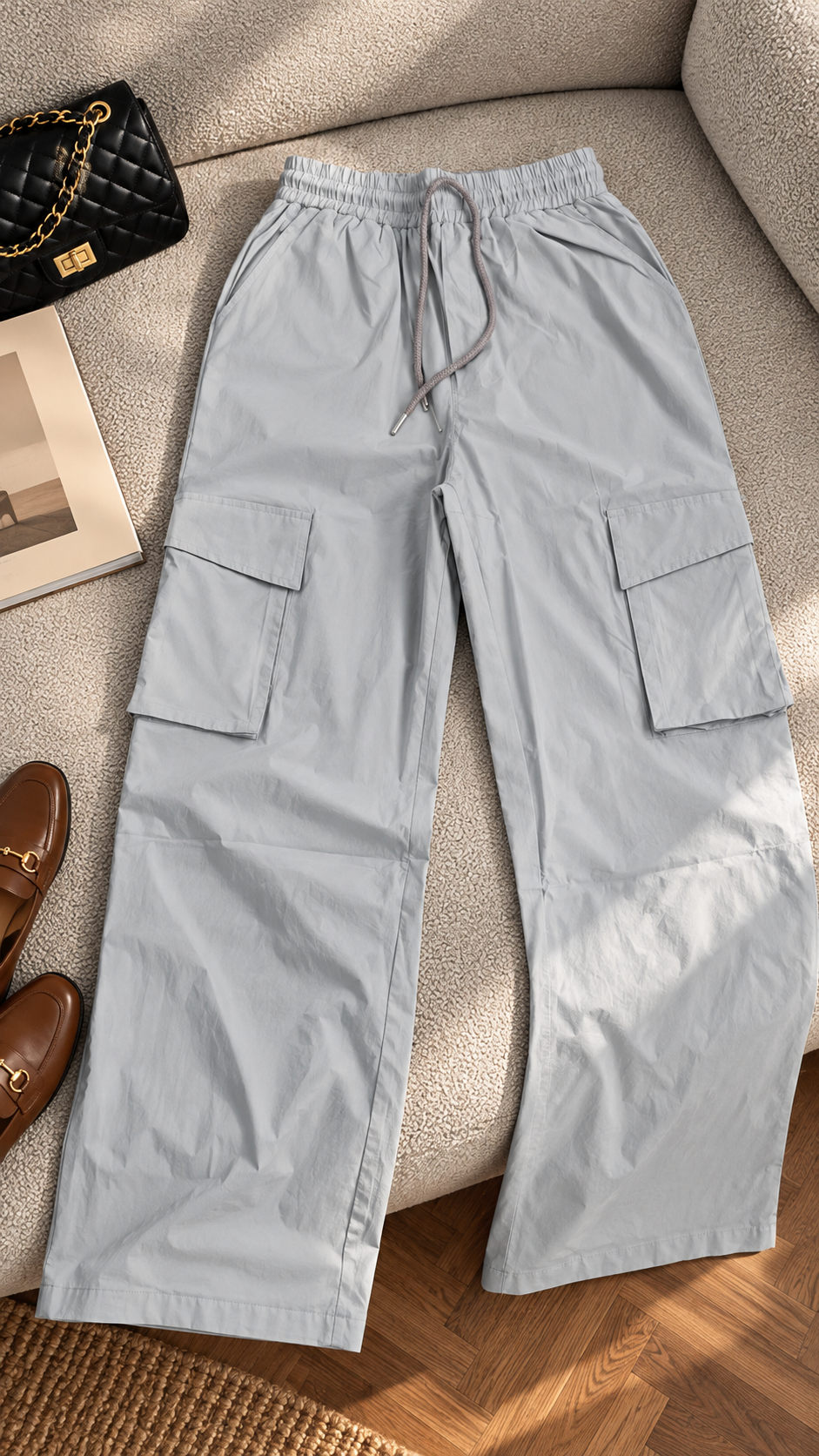 Relaxed Wide-Leg Cargo Pants | Miss Kapachi