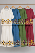 Women's Embroidered Kurti & Palazzo Co-ord Set | Miss Kapachi