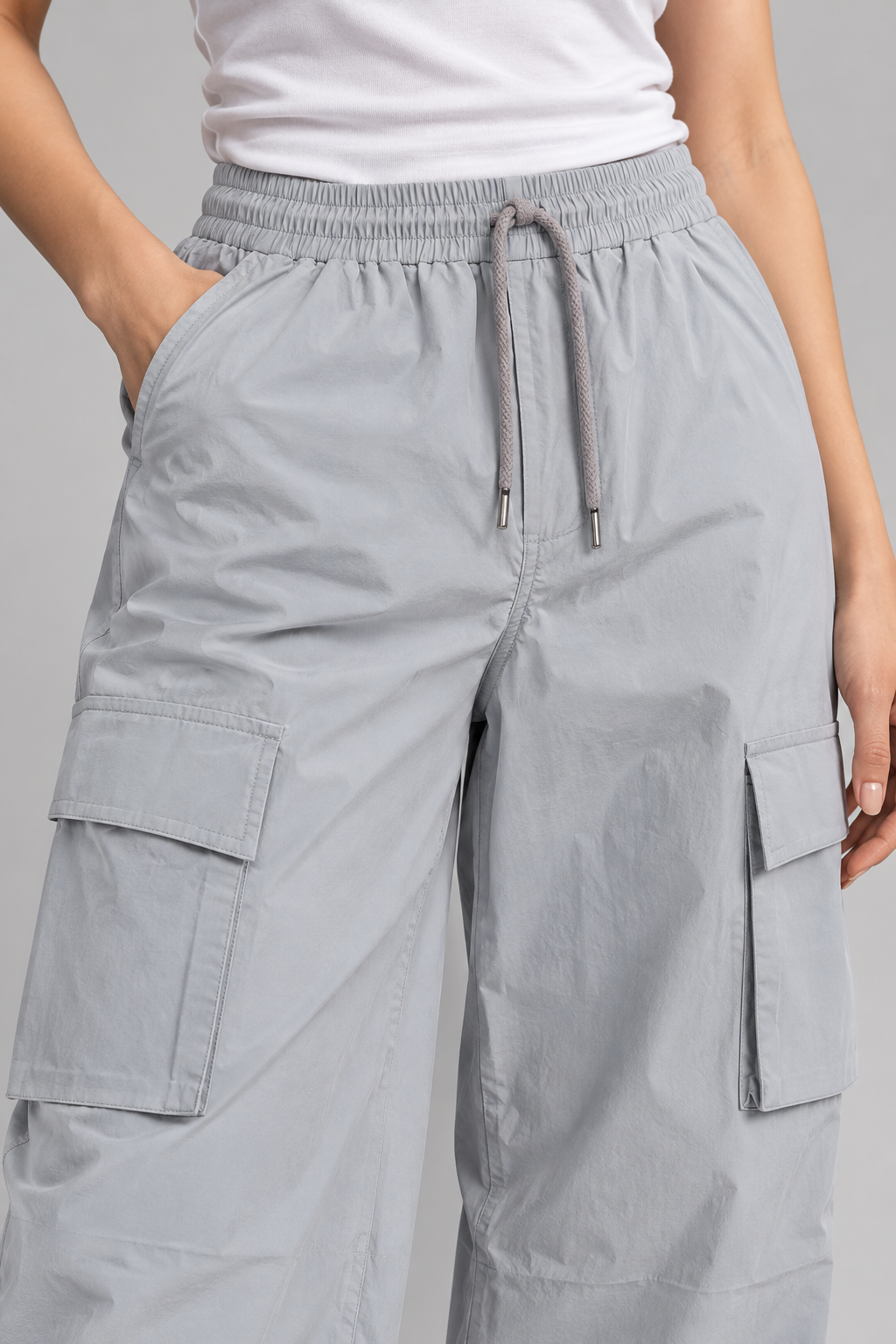 Relaxed Wide-Leg Cargo Pants | Miss Kapachi