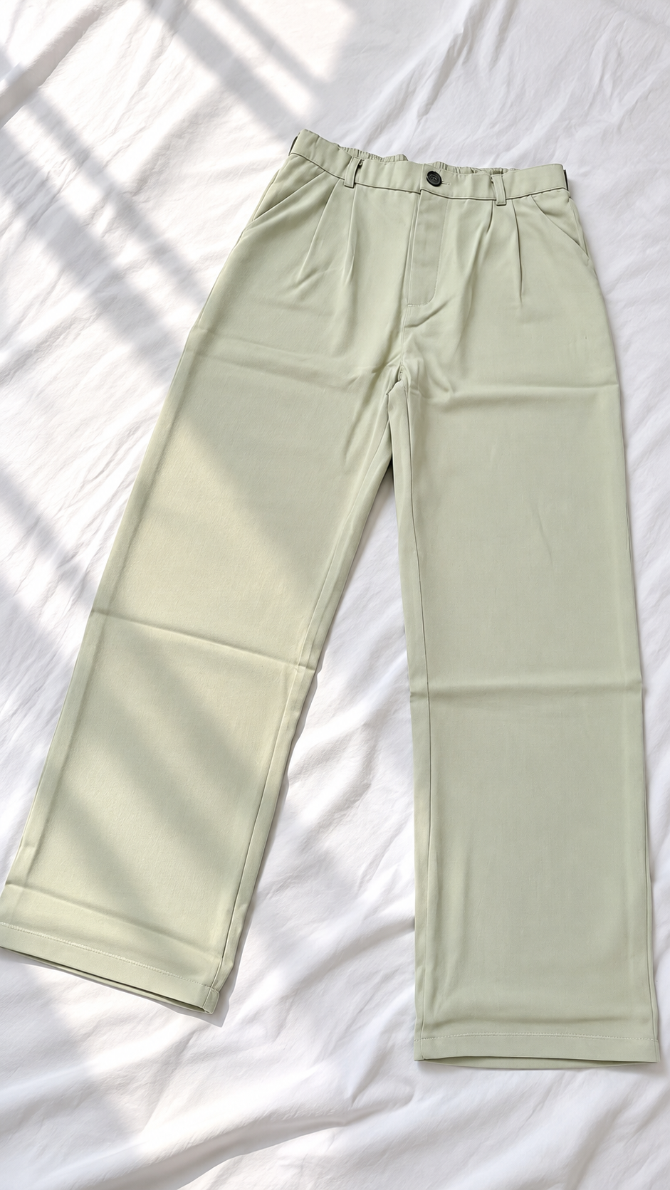 Pleated Wide-Leg Trousers with Belt Loops | Miss Kapachi