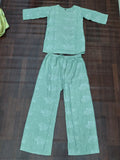 Textured Co-ord Set Mint Leaf Whisper Co-ord Set | Miss Kapachi