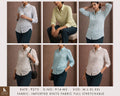 Textured Knit Shirt | Stretchable Full-Sleeve Women's Formal Shirt | Zero+1