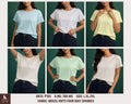 Brazil Knit Spandex T-Shirt | Four Way Stretch Women's Everyday Top | Miss Kapachi
