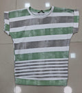 Stripe Crop Tee | Textured Knit Women's Top | Zero+1