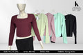 Fancy Knit Square Neck Crop Top | Zero+1