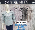 Floral Print Ruffle Shoulder Top for Women | Zero+1