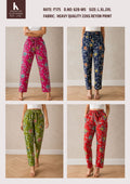 Heavy Rayon Floral Print Knot Pant for Women | 4 Colours | D.N. 628-MS  | Miss Kapachi