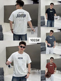 1023 Men's Oversized Typography Graphic T-Shirt – Front & Back Print | 4 Colours