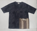 Textured Oversized Tee | All-Over Print Drop Shoulder | PH-3010