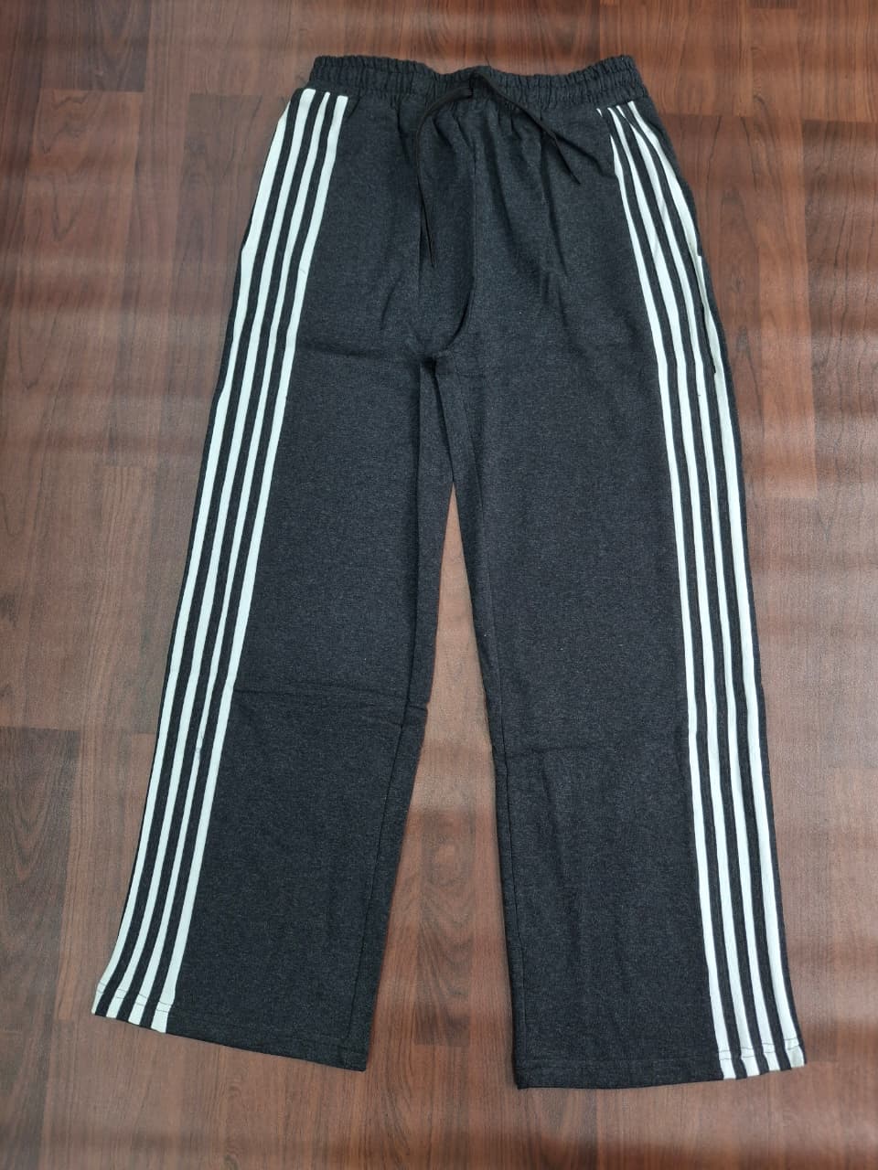 Triple Stripe Wide-Leg Track Pants | Drawstring Waist | Miss Kapachi