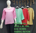 Women's Rayon Pintuck Sleeve Top | Casual & Ethnic Wear | Sizes L-XXL | Miss Kapachi