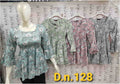 Women's Floral Print Smocked Waist Tiered Ruffle Top | Square Neck | Sizes L-XXL | Miss Kapachi