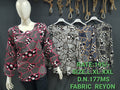 Rayon Abstract Print Full Sleeve Top | Bold Geometric Women's Top | Miss Kapachi