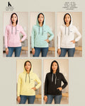 Women's Pullover Hoodie | Hosiery Loopnet Fabric | 5 Colours | D.N. G400 | Zero+1