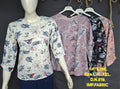 Women Artistic Print 3/4 Sleeve Top – Imported Fabric | D.No. 519 |Miss Kapachi