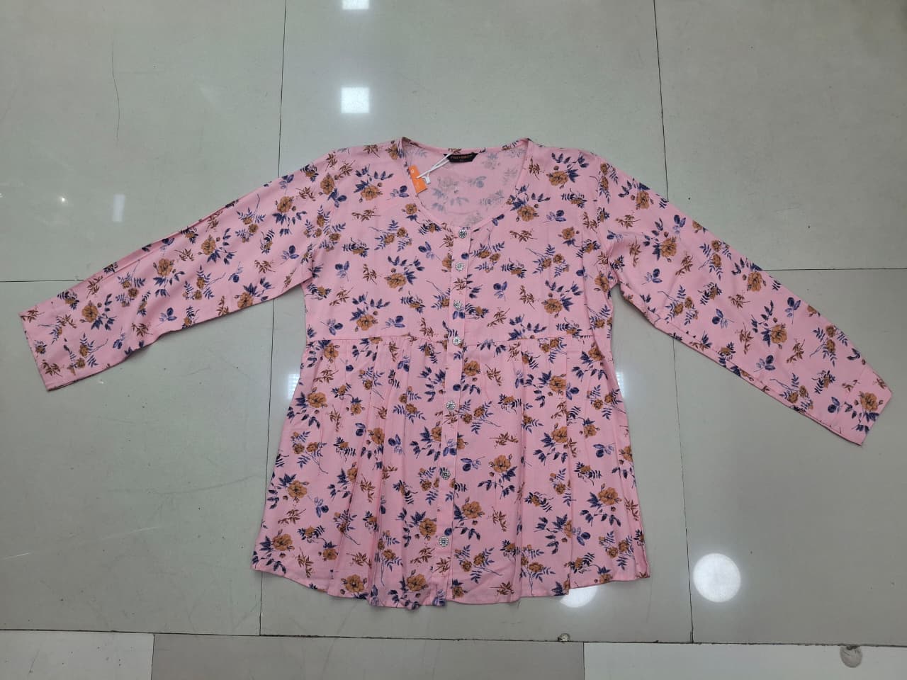 Women Floral Print Peplum Top – Full Sleeve | Miss Kapachi