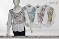 Women's Printed Knit Vest & White Shirt Two-Piece Set – Abstract Shimmer | Zero+1