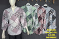 Patchwork Indian Motif Print Top for Women Plus Size 3XL 4XL - V-Neck 3/4 Sleeve - 4 Colour Variants - D.No. 585 - Kapachi Clothing
