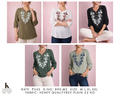 Women's Embroidered Floral Tunic Top D.N. 890-MS in 5 colours – Kapachi Clothing