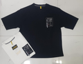 Men's Praise of Youth Oversized Drop-Shoulder T-Shirt in Black and White with typographic chest graphic print