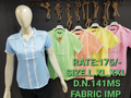 Pastel Schiffli Lace Trim Imported Top D.N. 141MS – Sky Blue, Green, Peach, Yellow, Pink – Kapachi Clothing