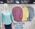 Pastel Textured Imported Fabric Top D.N. 623 – Mint, Mauve, Yellow, Blue – Button Detail – Kapachi Clothing