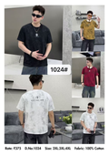Mou Min Umb Washed Graphic Oversized Round Neck T-Shirt D.No.1024 - Black Mustard Maroon Off-White - 2XL 3XL 4XL